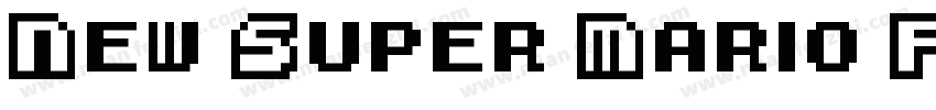 New Super Mario Font U Regular字体转换